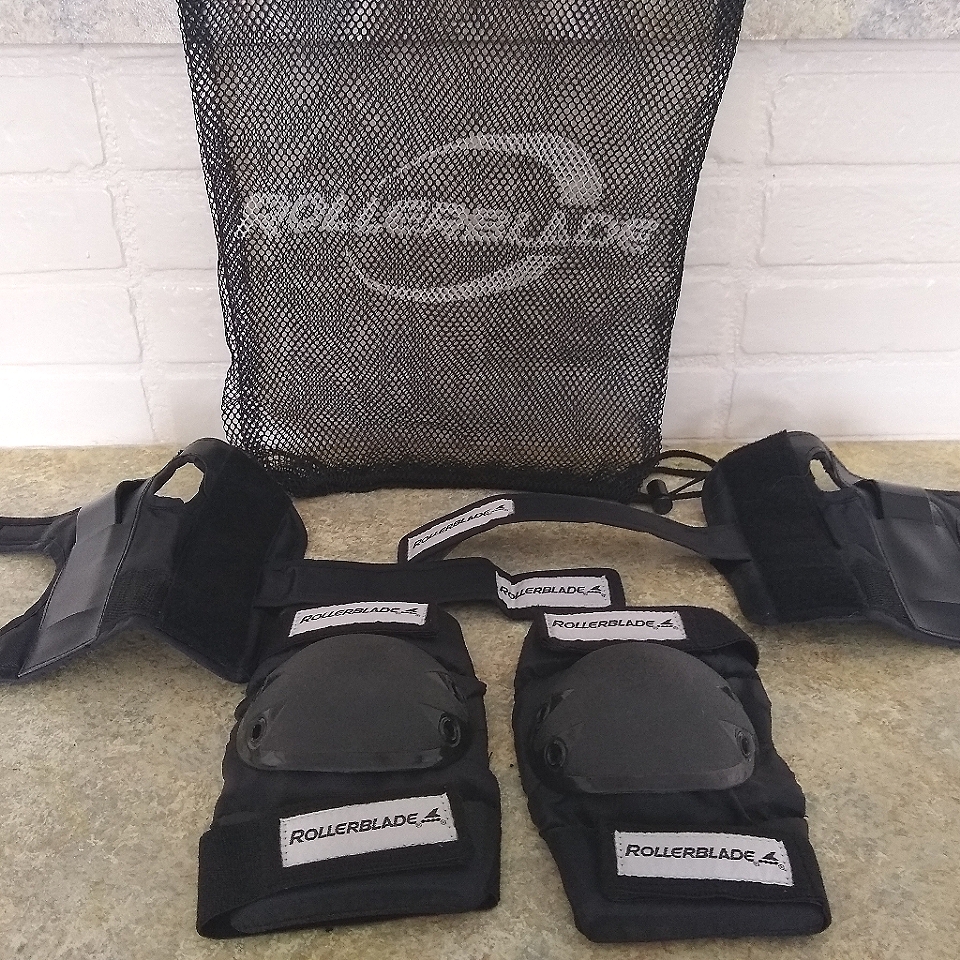 Rollerblade Elbow Pads Wrist Guards And Mesh Bag